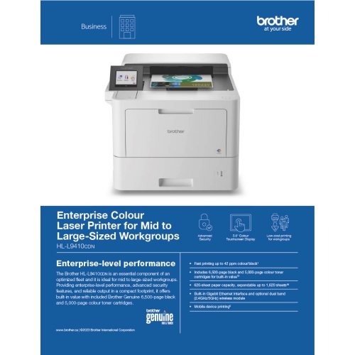 Brother HLL9410CDN HL-L9410CDN Enterprise Color Laser Printer
