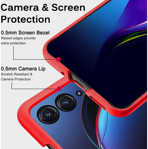 XCRS – coque rigide résistant aux égratignures, étui protecteur ultramince pour PC conçu pour le Moto Motorola Razr plus