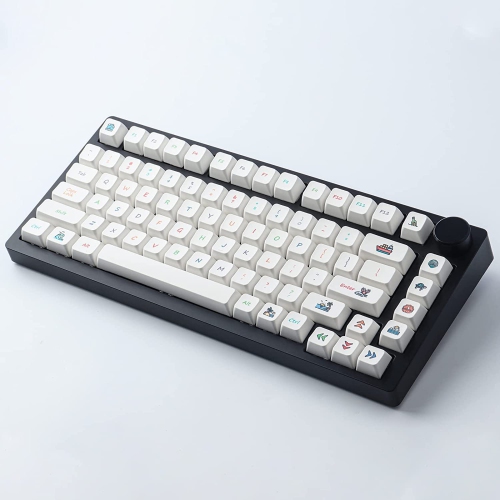PBT Keycaps, 132 Keys Custom Keycaps Full Set, Dye Sublimation XDA Profile Keycaps US Layout Keycaps Compatible with Cherry Gateron MX Switches
