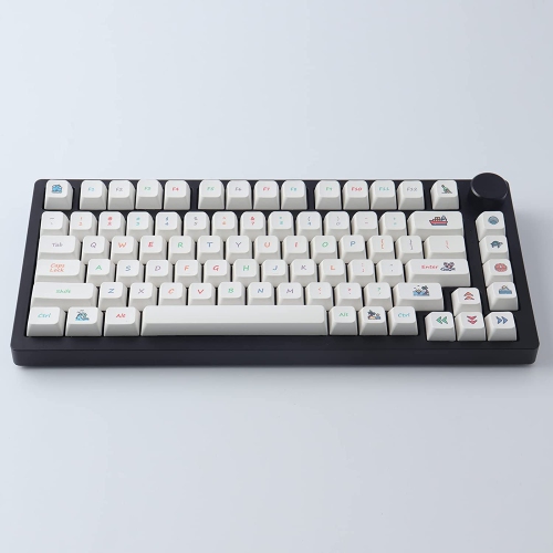 PBT Keycaps, 132 Keys Custom Keycaps Full Set, Dye Sublimation XDA Profile Keycaps US Layout Keycaps Compatible with Cherry Gateron MX Switches