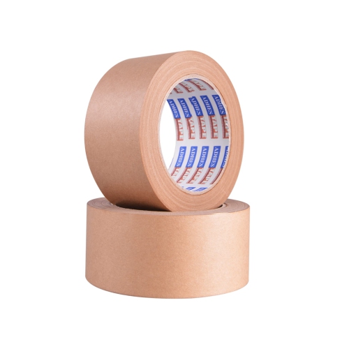 Ruban d’emballage robuste kraft écologique Surface non enduite pour la sollicitation, l’étanchéité et l’emballage, 2 po x 43 vg, 3Rolls