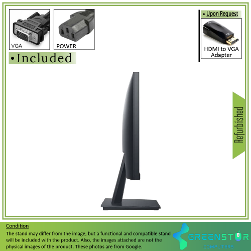 Refurbished(Good) - Dell E-Series E2020H 20" Widescreen 1600x900 HD+ LED Blacklight LCD TN Monitor