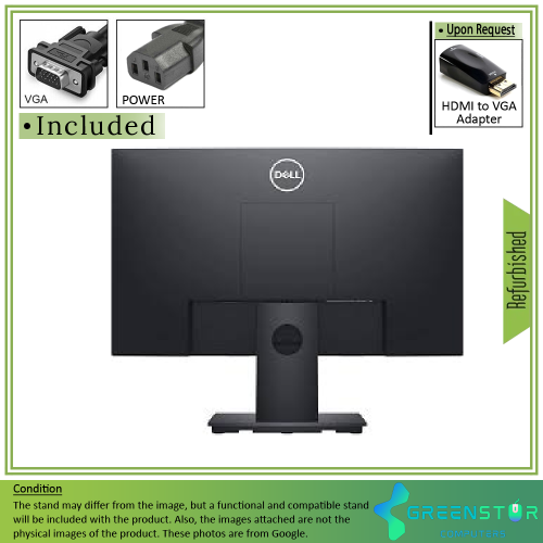 Refurbished(Good) - Dell E-Series E2020H 20" Widescreen 1600x900 HD+ LED Blacklight LCD TN Monitor