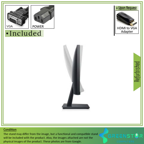 Refurbished(Good) - Dell E-Series E2020H 20" Widescreen 1600x900 HD+ LED Blacklight LCD TN Monitor