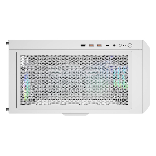 Cougar Duoface Pro RGB Mid Tower ATX Computer Case, Tempered Glass Side Panel, 4x 120mm ARGB Fans Pre-Installed, White