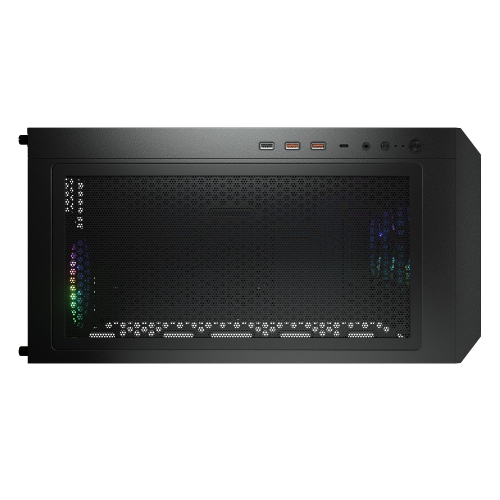 Cougar Duoface Pro RGB Mid Tower ATX Computer Case, Tempered Glass Side Panel, 4x 120mm ARGB Fans Pre-Installed, Black