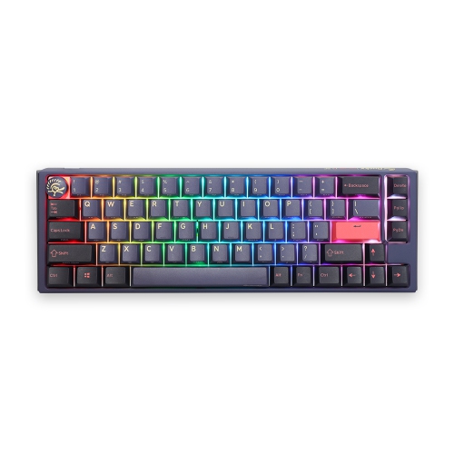 Ducky ONE 3 Cosmic RGB Hot-Swappable Mechanical Gaming Keyboard Cherry MX Red Switch SF Layout