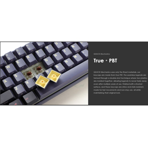 Ducky ONE 3 Cosmic RGB Hot-Swappable Mechanical Gaming Keyboard Cherry MX Brown Switch SF Layout