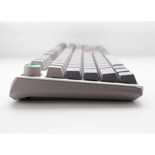 Ducky ONE 3 Mist RGB Hot-Swappable Mechanical Gaming Keyboard Cherry MX Silver Switch TKL Layout