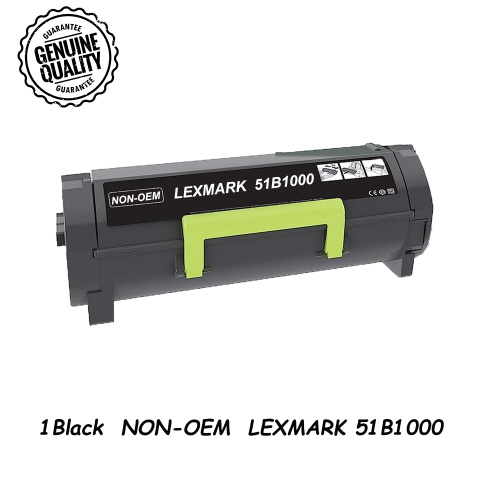 1PK Bestoner™ Lexmark 51B1000 Black Toner Cartridge for Lexmark MX317DN MX417DN MX517DE MX617DE MX417de Lexmark MS317DN MS417DN MS517DN MS617DN