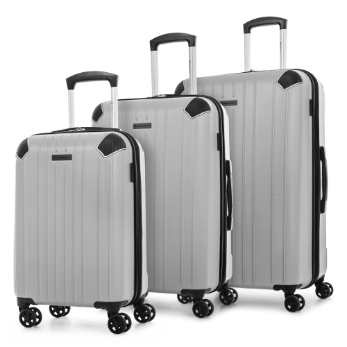 SWISS MOBILITY  Pvg Collection - 3 PCs Luggage Set - In Silver