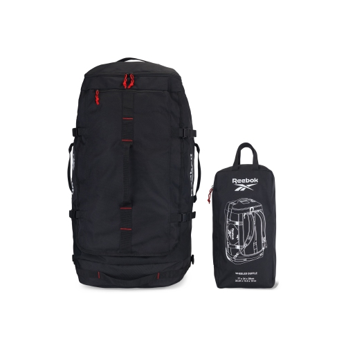 Sac de sport pliable à roulettes Pro Collection de Reebok - Noir