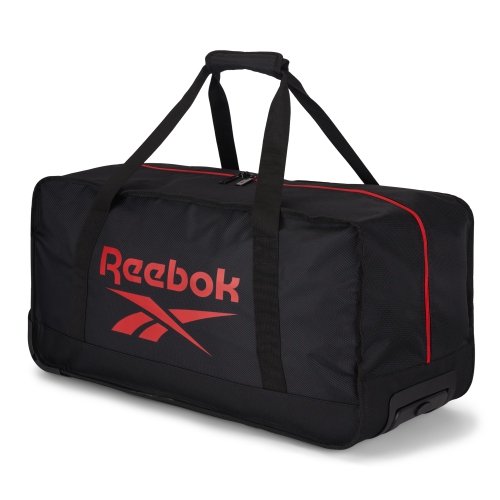 Reebok Pro Collection Duffle Bag on Wheels - Black Red