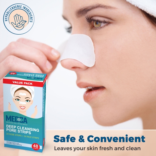 MEDca Deep Cleansing Pore Strips Combo Pack, 48 Count Strips
