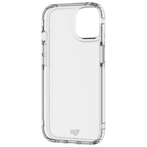 tech21 Evo Clear Fitted Hard Shell Case for iPhone 15/14/13 - Clear