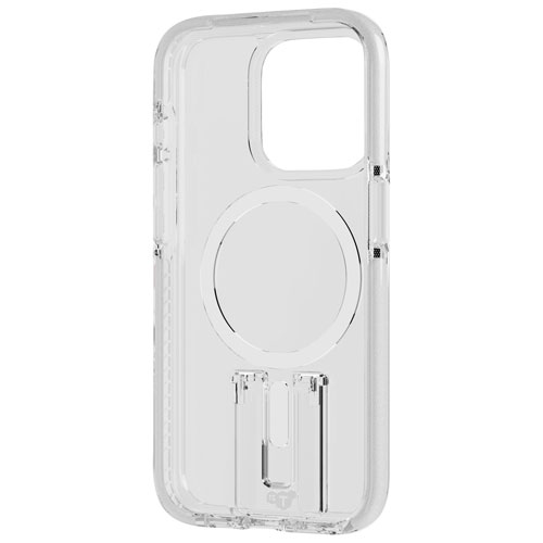 tech21 Evo Crystal Kick Fitted Hard Shell Case with MagSafe for iPhone 15 Pro - White