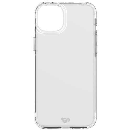 tech21 Evo Clear Fitted Hard Shell Case for iPhone 15 Plus - Clear