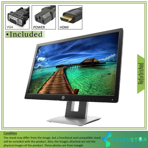 Refurbished(Good) - HP EliteDisplay E222 21.5" Widescreen 1920x1080 FHD LED Backlight LCD IPS Monitor