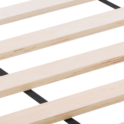 CorLiving Ellery Black Fabric Tufted Bed, Single