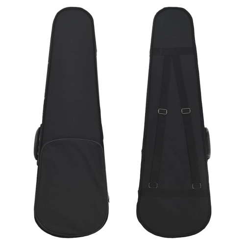 vidaXL Violin Full Set with Bow and Chin Rest Black 4/4