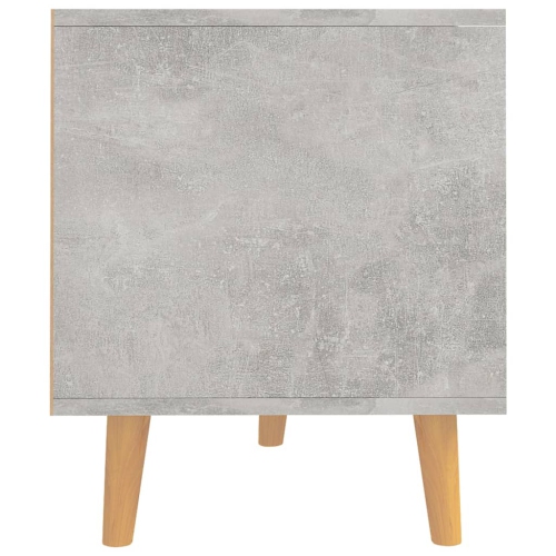 vidaXL TV Cabinet Concrete Grey 90x40x48.5 cm Engineered Wood