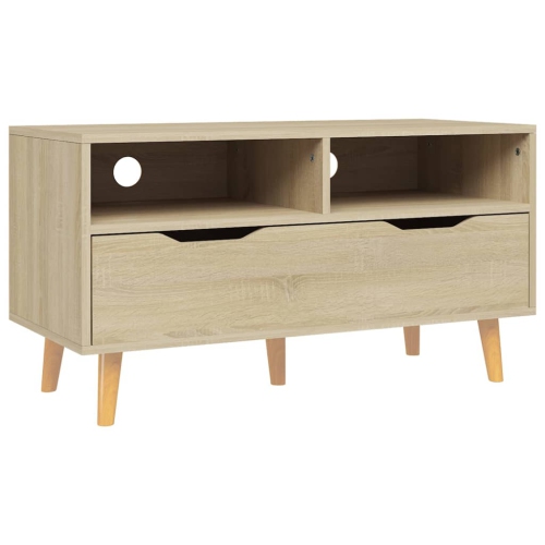 Meuble pour téléviseur vidaXL chêne de Sonoma 90 x 40 x 40 po 48,5&nbsp;cm bois d'ingénierie
