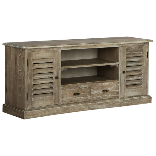 VIDAXL  Tv Cabinet Solid Mindi Wood 145X35X60 Cm