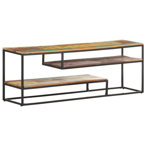 vidaXL TV Cabinet 130x30x45 cm Solid Reclaimed Wood