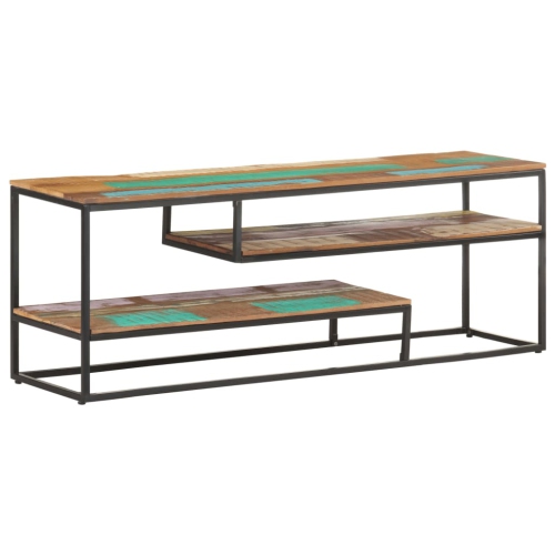vidaXL TV Cabinet 130x30x45 cm Solid Reclaimed Wood