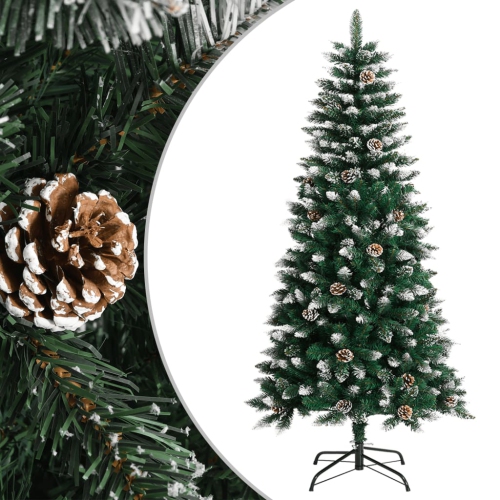 VIDAXL  Artificial Christmas Tree With Stand 120 Cm Pvc In Green