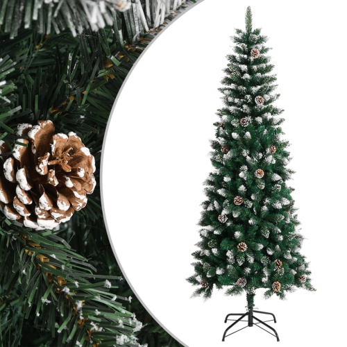 VIDAXL  Artificial Christmas Tree With Stand 210 Cm Pvc In Green
