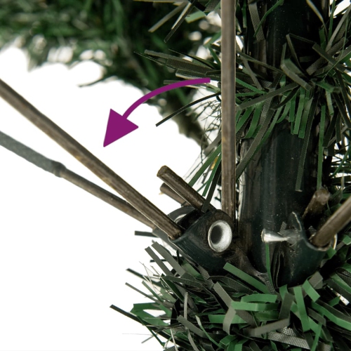 vidaXL Artificial Christmas Tree with Stand 150 cm PVC