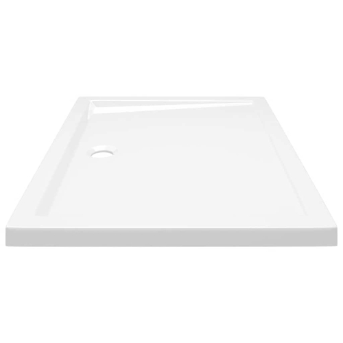 vidaXL Shower Base Tray, Non-slip Bathroom Shower Pan, Reinforced ABS, 31.5x39.4 Inches, White