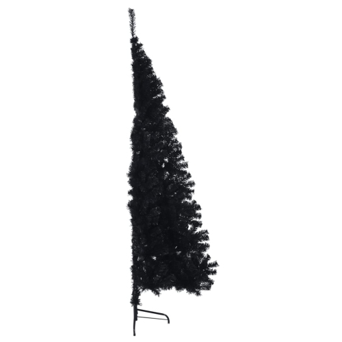 Sapin de Noël artificiel de vidaXL avec support en PVC 240&nbsp;cm noir