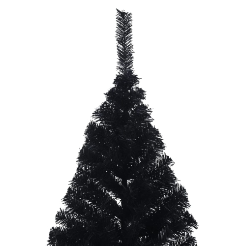 Sapin de Noël artificiel de vidaXL avec support en PVC 240&nbsp;cm noir