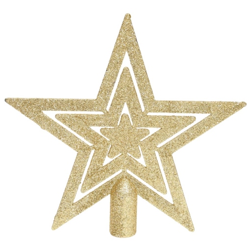 Ensemble de boules de Noël 70 pièces or et rouge vidaXL