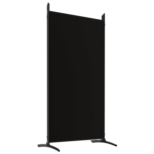vidaXL 6-Panel Room Divider Black 520x180 cm Fabric