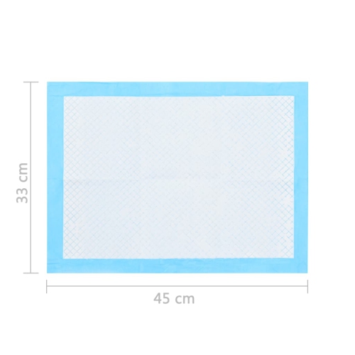 Tapis d'entraînement pour animaux de compagnie 200 pièces 45 x 45 33&nbsp;cm tissu non tissé