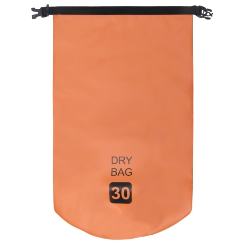 Sac étanche en PVC orange 30 L de vidaXL