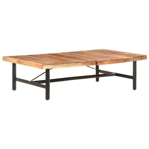 vidaXL Coffee Table 142x90x42 cm Solid Acacia Wood