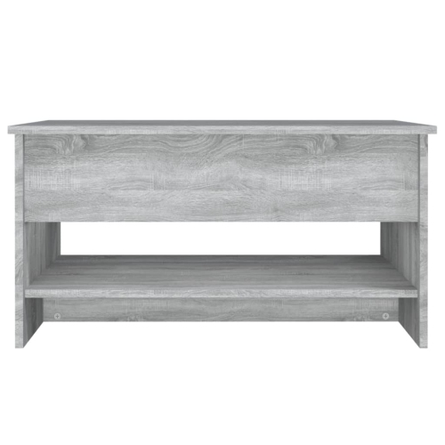 vidaXL Coffee Table Grey Sonoma 80x50x40 cm Engineered Wood