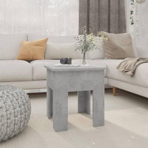 vidaXL Coffee Table Concrete Grey 40x40x42 cm Engineered Wood