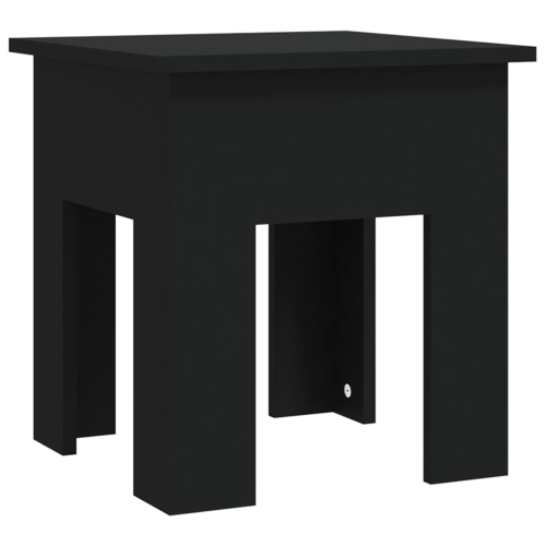 VIDAXL  Coffee Table 40X40X42 Cm Engineered Wood In Black