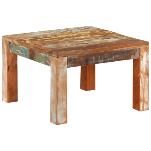 vidaXL Coffee Table 55x55x35 cm Solid Wood Reclaimed