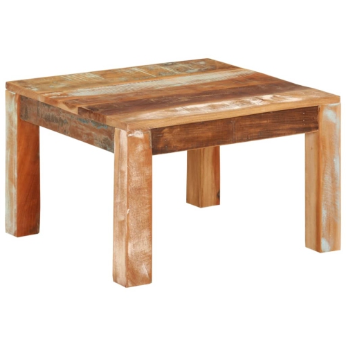 vidaXL Coffee Table 55x55x35 cm Solid Wood Reclaimed