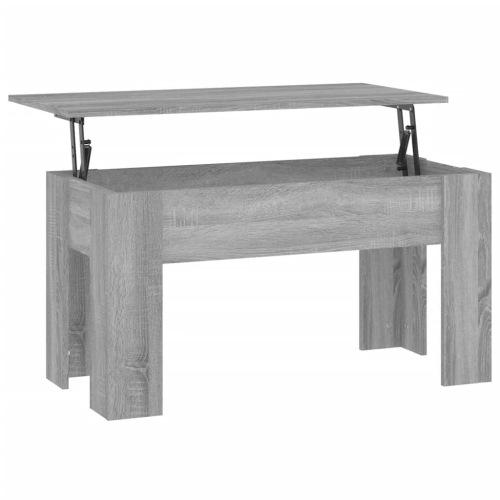 Table basse vidaXL en bois d'ingénierie gris Sonoma 101x49x52&nbsp;cm