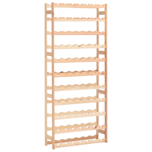 VIDAXL  Wine Rack for 77 Bottles Pinewood