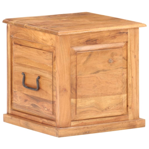 VIDAXL  Chest 40X40X40 Cm Solid Acacia Wood