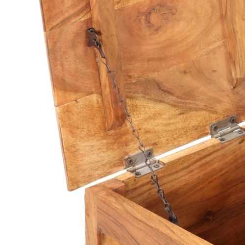 vidaXL Chest 40x40x40 cm Solid Acacia Wood