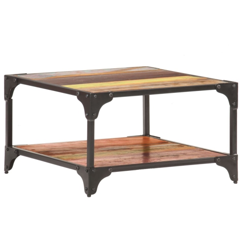 VIDAXL  Coffee Table 60X60X35 Cm Solid Reclaimed Wood